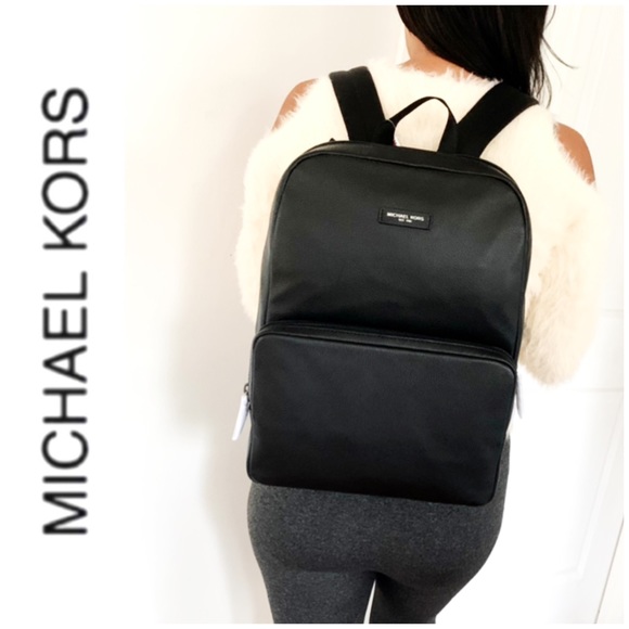 Michael Kors Other - NWT authentic MK genuine leather backpack black